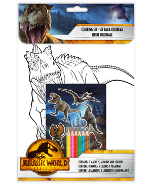 Комплект за оцветяване Jurassic World