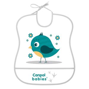 Лигавник с подложка Canpol babies, "Cute Animals", птиче 