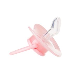 Силиконова анатомична залъгалка Canpol babies, Pastelove, 0-6м, розова