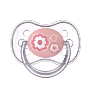 Силиконова  залъгалка с форма на черешка Canpol babies, Newborn Baby, 0-6м, розова