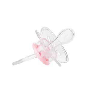 Силиконова залъгалка със симетрична форма Canpol babies, Newborn Baby, 6-18м, розова