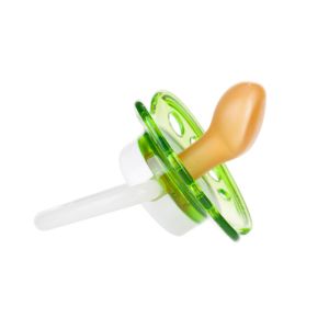 Каучукова анатомична залъгалка Canpol babies, Toys 6-18м, зелена