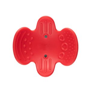 Сензорна дрънкалка с чесалка Canpol babies, 0м+, червена