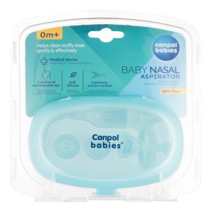 Аспиратор за нос с накрайници, Canpol babies