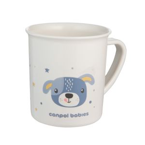 Чаша с дръжка Canpol babies, Cute Animals, 170 мл., синя