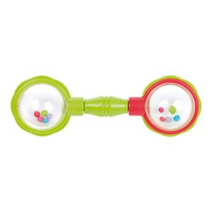 Дрънкалка гиричка с топчета Canpol babies, Weight Bar, зелена, 3м+