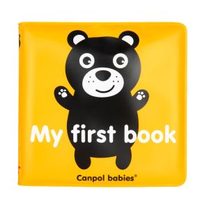 Мека гумена книжка за игра със свирка Canpol babies, 6м+