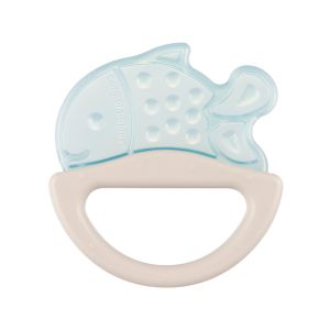 Силиконова чесалка с дрънкалка Canpol babies, синя, 0м+