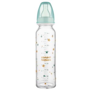 Стъклено шише Canpol babies,12м+, 240мл.