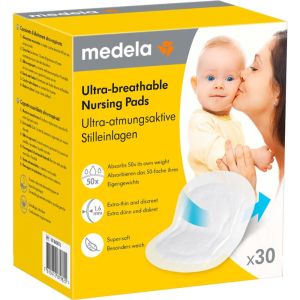 Подплънки за кърма Medela, Safe&Dry Ultra Thin, 30бр