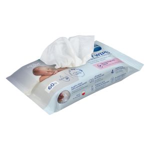 Мокри кърпички за бебета и деца, 99% вода Canpol babies, 60 бр.