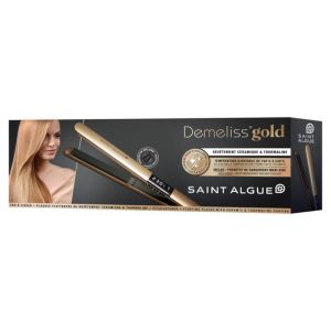 Титаниева преса за коса с пара Demeliss Saint Algue