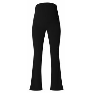 Ежедневен разкроен панталон за бременни Heja- черен
