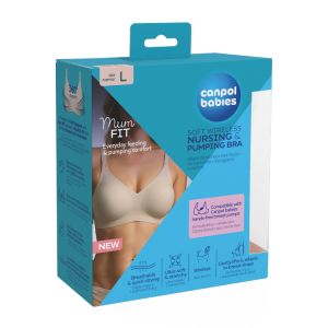 Сутиен за кърмене и изцеждане Canpol babies, MumFIT, L