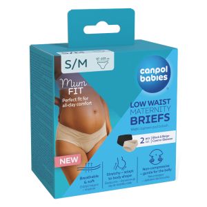 Бикини за бременни под корема Canpol babies, MumFIT, S/M, 2 бр.