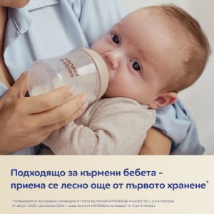 Антиколик двузонов биберон Canpol babies, Natural Shape-2бр,6м+