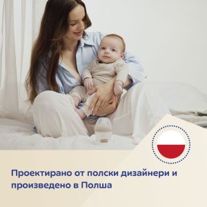 Антиколик двузонов биберон Canpol babies, Natural Shape-2бр,12м+