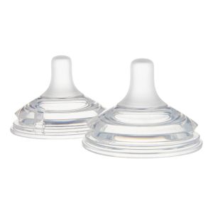 Антиколик двузонов биберон Canpol babies, Natural Shape-2бр,6м+