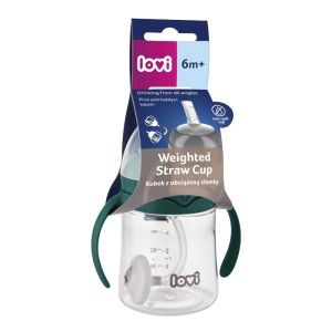Чаша със сламка Lovi, Beginner, 150 мл., 6m.+