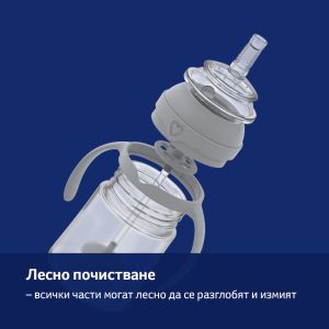 Чаша със сламка Lovi, Beginner, 150 мл., 6m.+