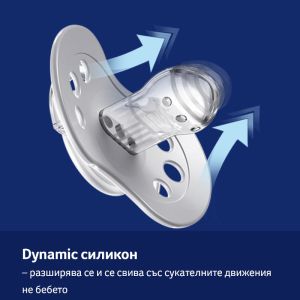 Силиконови залъгалки CapiChill Girl, Lovi, 2бр, 0-6м