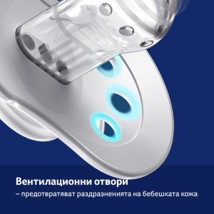 Силиконови залъгалки CapiChill Boy, Lovi, 2бр, 18м+