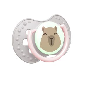 Силиконови залъгалки CapiChill Girl, Lovi, 2бр, 18м+