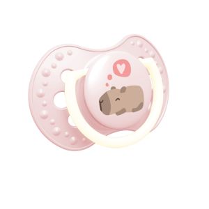 Силиконови залъгалки CapiChill Girl, Lovi, 2бр, 6-18м