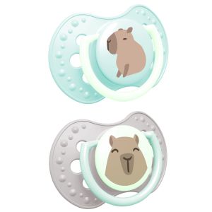 Силиконови залъгалки CapiChill Boy, Lovi, 2бр, 6-18м