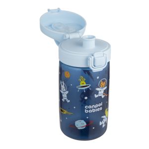 Шише Canpol babies Junior- 400мл., 2,5г+, синьо