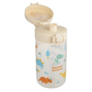 Шише Canpol babies Junior- 400мл., 2,5г+, бежаво