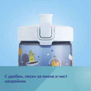 Шише Canpol babies Junior- 400мл., 2,5г+, розово