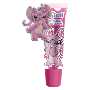 Гланц за устни с талисман Angel, Stitch, pink
