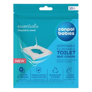 Еднократни покривала за тоалетна чиния Canpol babies - 10 бр.