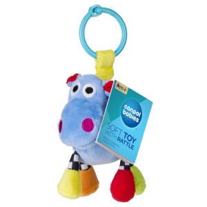 Мека играчка с дрънкалка Canpol babies, Crazy Animals