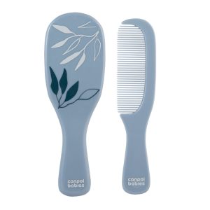 Бебешки комплект за коса Canpol babies, Newborn baby, звезди, син