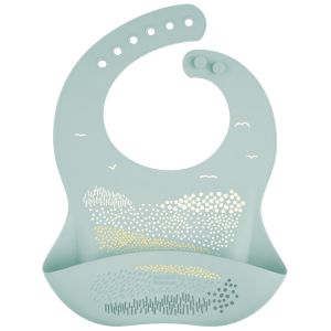 Силиконов лигавник с джоб Canpol babies, 4м+