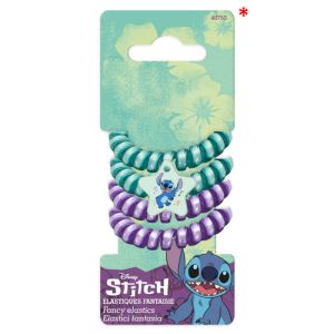 Спираловидни ластици за коса Stitch, 4бр.