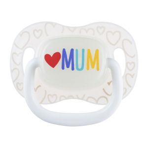 Симетрични залъгалки Canpol babies, LoveMum&Dad, 6-18м., 2бр.