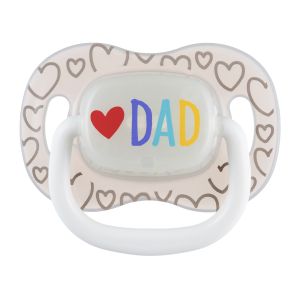 Симетрични залъгалки Canpol babies, LoveMum&Dad, 6-18м., 2бр.