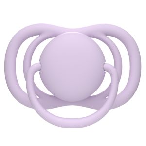 Адаптивна залъгалка Canpol babies, Natural Shape, Lavender/Raspberry, 6-18м, 2бр
