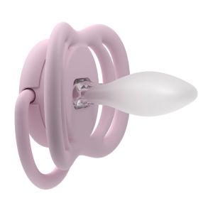 Адаптивна залъгалка Canpol babies, Natural Shape, Lavender/Raspberry, 6-18м, 2бр