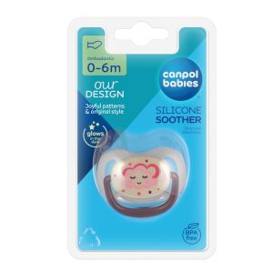 Анатомична залъгалка Canpol babies, Night Dreams, 0-6 м