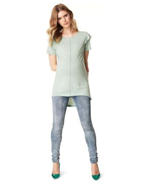 Блуза за бременни с къс ръкав, Noppies, Ruffle