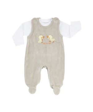 Комплект гащеризонче- ританки и блуза Jacky Baby, BASIC LINE Newborn 