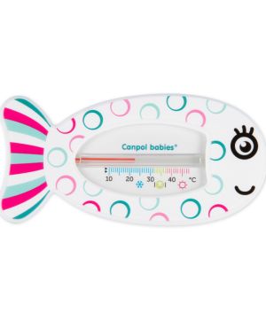 Термометър за баня Canpol babieds, Fish, розов