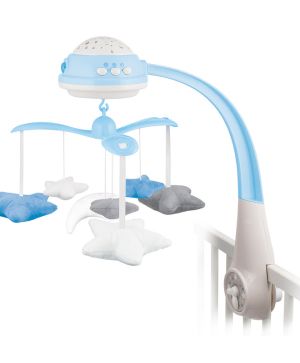 Музикална въртележка с проектор Canpol babies, синя
